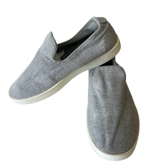 Allbirds Wool Tree Huggers Slip-On Casual Sneakers Light Grey Women’s Size 8 - Picture 4 of 16